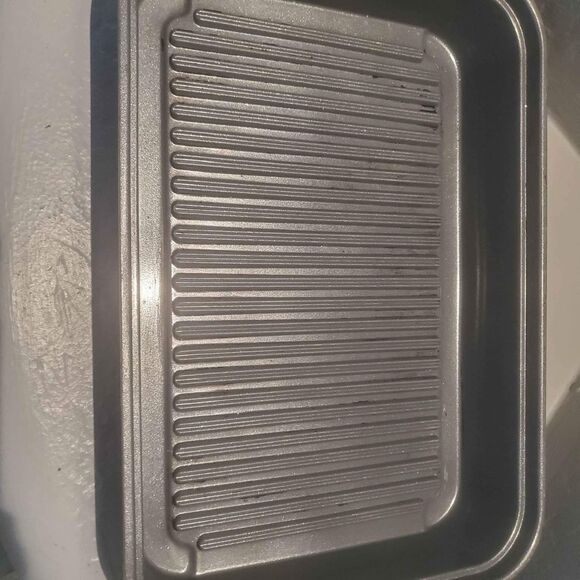 Maker Homeware 12"x8" Indoor Steam Grill with Glass Cover  Oven Safe - Picture 3 of 6